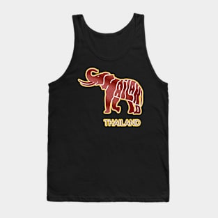 eLEPHANT tHAILAN Logo Font Tank Top